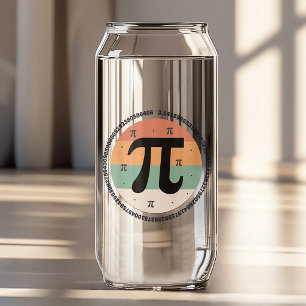 3.14 National Pi Day Design - Pi Day Gift Idea Can Glass