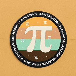 3.14 National Pi Day Design  - Pi Day Gift Idea Classic Round Sticker