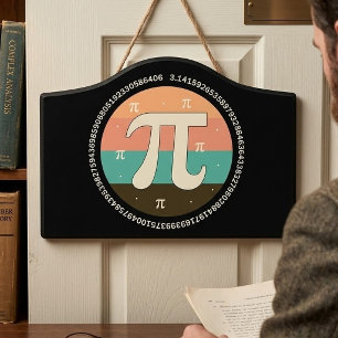 3.14 National Pi Day Design - Pi Day Gift Idea Door Sign