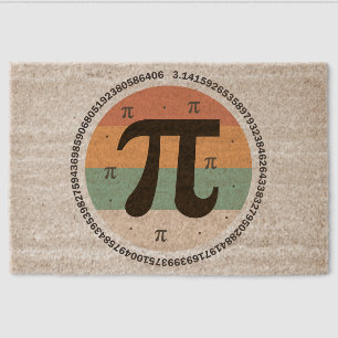 3.14 National Pi Day Design  - Pi Day Gift Idea Fiber Doormat