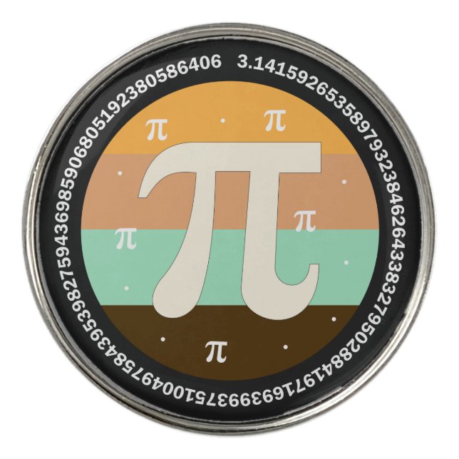 3.14 National Pi Day Design  - Pi Day Gift Idea Golf Ball Marker (Front)