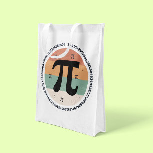 3.14 National Pi Day Design - Pi Day Gift Idea Grocery Bag