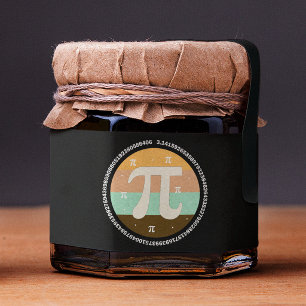 3.14 National Pi Day Design - Pi Day Gift Idea Honey Jar Favors