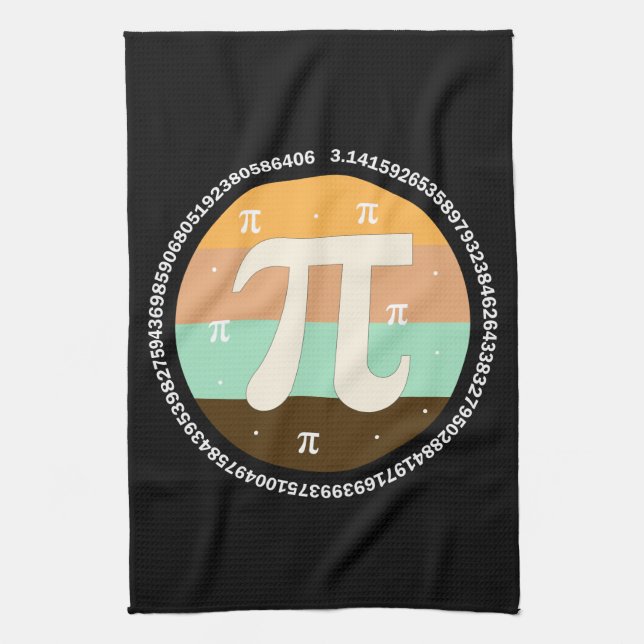 3.14 National Pi Day Design  - Pi Day Gift Idea Kitchen Towel (Vertical)