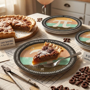3.14 National Pi Day Design - Pi Day Gift Idea Paper Plates