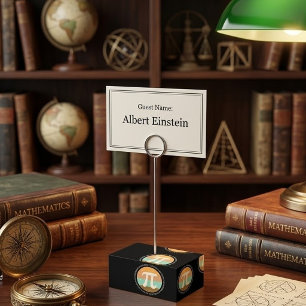 3.14 National Pi Day Design - Pi Day Gift Idea Place Card Holder