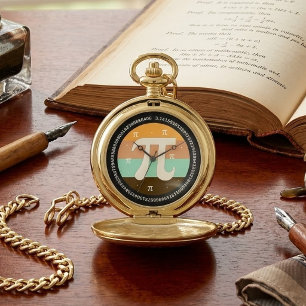 3.14 National Pi Day Design - Pi Day Gift Idea Pocket Watch