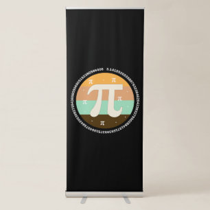 3.14 National Pi Day Design  - Pi Day Gift Idea Retractable Banner