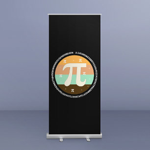 3.14 National Pi Day Design - Pi Day Gift Idea Retractable Banner
