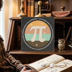 3.14 National Pi Day Design - Pi Day Gift Idea Wooden Box Sign