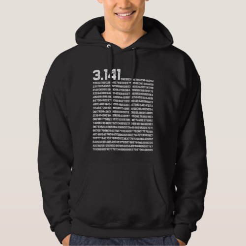 314 Pi Day Math Irrational Number Pi Hoodie