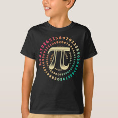 3.14 Pi Day Number Symbol Math Irrational Number P T-shirt at Zazzle