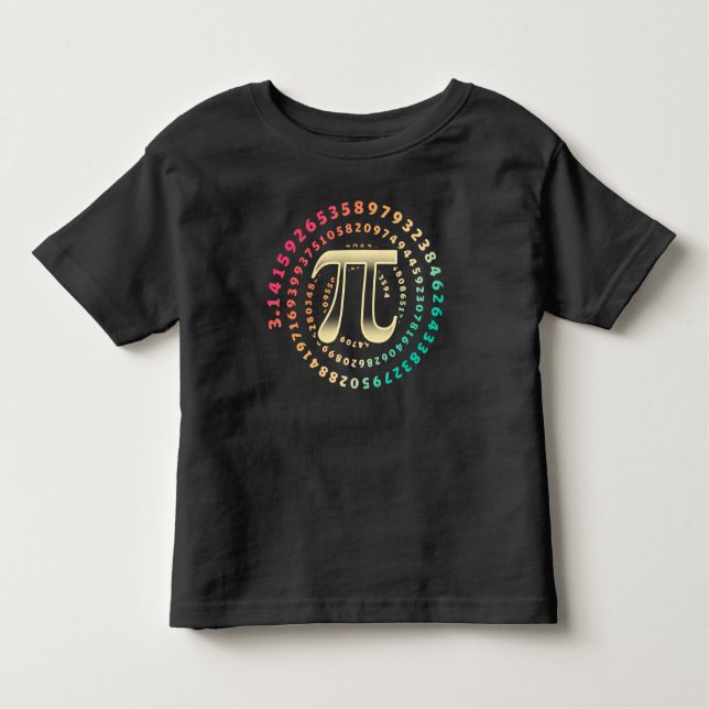 3.14 Pi Day Number Symbol Math Irrational Number P Toddler T-shirt (Front)