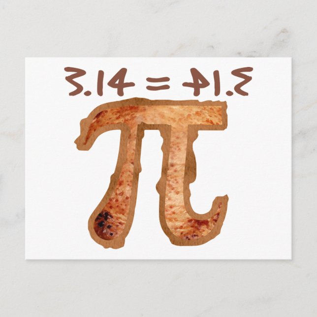 3.14 = PI.E POSTCARD (Front)