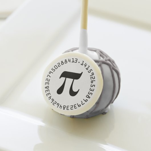 3.14 Pi Mathematical Constant Cake Pops (Front Insitu)