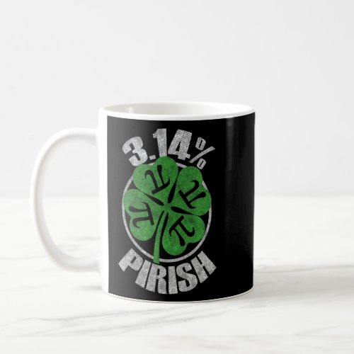 3 14 Pirish Funny St Patricks Math Geek Pi Day  Coffee Mug