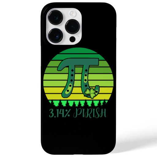 3.14 Pirish Saint Patricks Day Green Math Geek Pi  Case-Mate iPhone 14 Pro Max Case