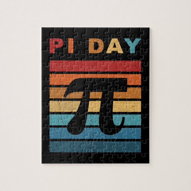 3.14 Vintage Distressed Pi Day Jigsaw Puzzle (Vertical)