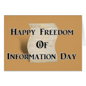 3-16 Freedom of Information Day (Front Horizontal)