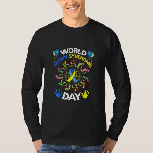 3 21 World Down Syndrome Day 2022 Awareness Socks  T_Shirt