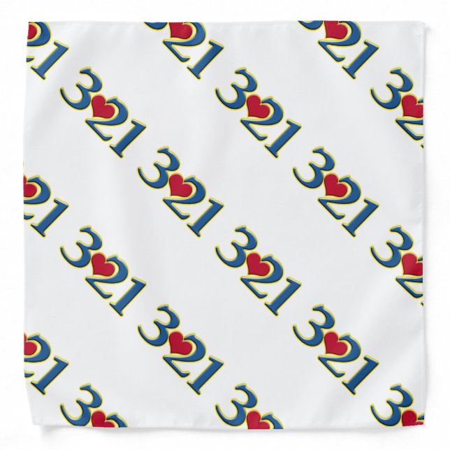 3-21 World Down Syndrome Day Bandana (Front)