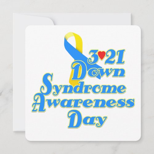 3_21 World Down Syndrome Day Invitation