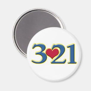 3-21 World Down Syndrome Day Magnet