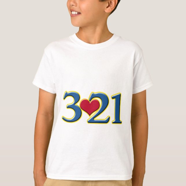 3-21 World Down Syndrome Day T-Shirt (Front)