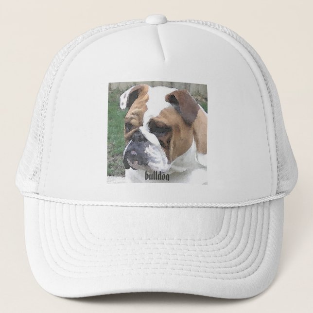3-29-06 009, bulldog trucker hat (Front)