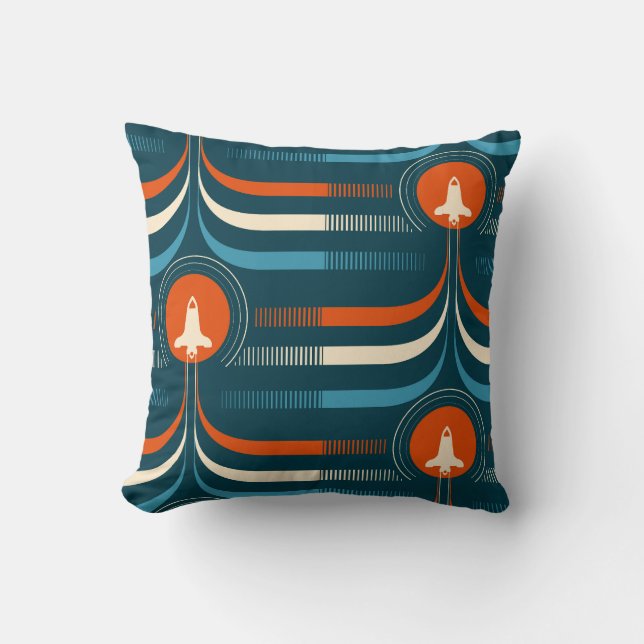 3...2...1... Liftoff!! Throw Pillow (Front)