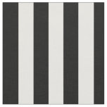 3/4" Black White Stripe Fabric
