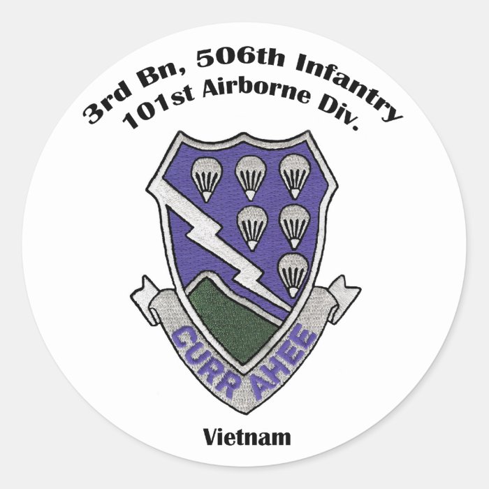 3 506th Stickers   Vietnam