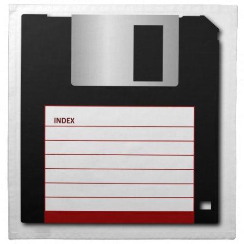 35 inch Floppy Diskette old vintage computer disk Cloth Napkin