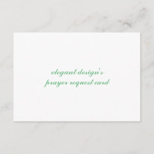 3.5"x5" rsvp invitation flat card prayer request