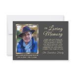 3.5"x5" Sympathy Funeral Memory THANK YOU Photo 3.5"x5" Sympathy Funeral Memory THANK YOU Photo