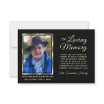 3.5"x5" Sympathy Funeral Memory THANK YOU Photo 3.5"x5" Sympathy Funeral Memory THANK YOU Photo