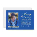 3.5"x5" Sympathy Funeral Memory THANK YOU Photo 3.5"x5" Sympathy Funeral Memory THANK YOU Photo