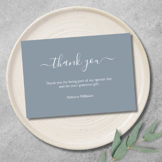 3.5"x5" Thank You Birthday Thank You Note Card