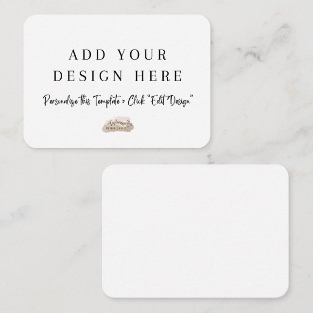 3.5" x 2.5" Enclosure Cards (Front/Back)