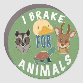 3.5" x 2.5" Oval Car Magnet