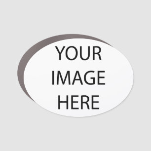 3.5" x 2.5" Oval Car Magnet