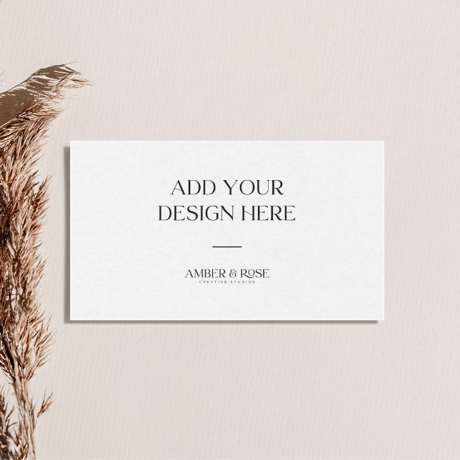 3.5" x 2" enclosure card (Flat Place Card)