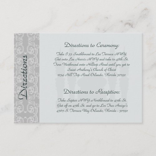 35 x 5 Direction Card Soft Blue Islamic Ramadan B