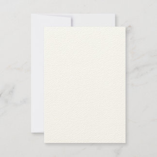 3.5" x 5" Felt Ecru Note Card & Envelope