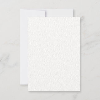 3.5" x 5" Felt White Note Card & Envelope