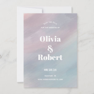 3.5" x 5" Flat Save The Date Card