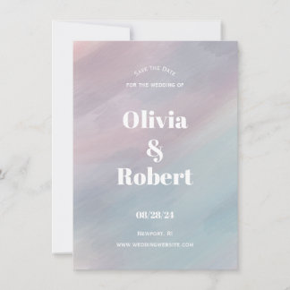 3.5" x 5" Flat Save The Date Card