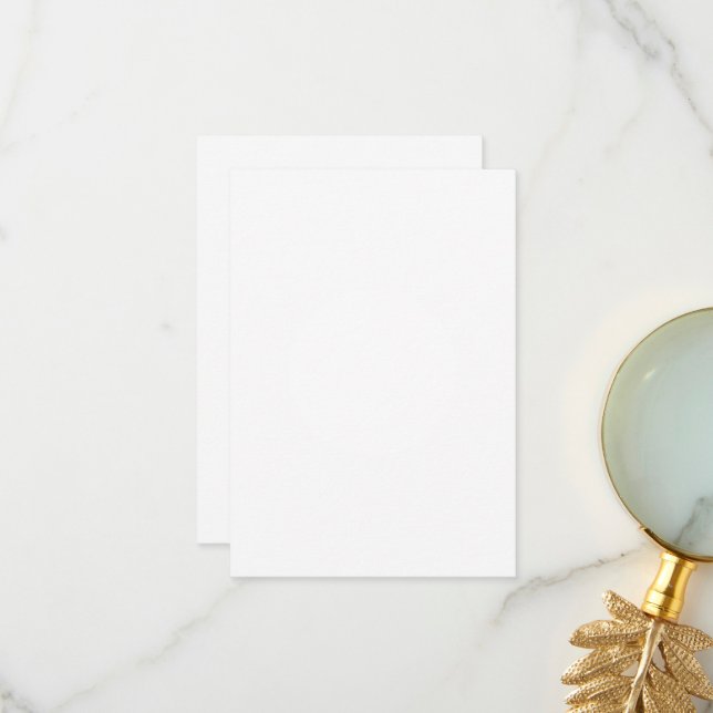 3.5" x 5" Flat Thank You Card (Front/Back In Situ)