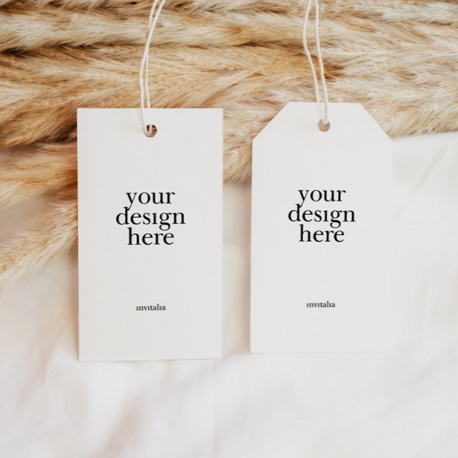 3.5x2" Favor Tag Printing (Print Your Own Tag)