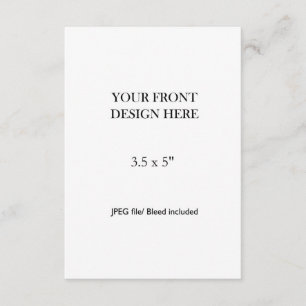 3.5x5" Double Sided Card Printing